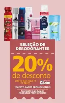 Bistek Supermercados seleção de desodorantes oferta