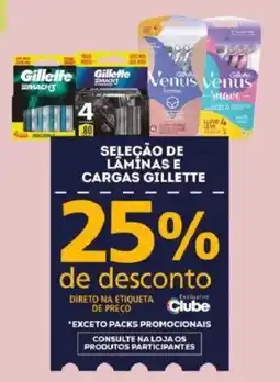 Bistek Supermercados seleção de lâminas e cargas gillette oferta