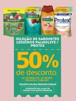 Bistek Supermercados seleção de sabonetes líquidos palmolive / protex oferta