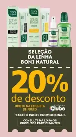 Bistek Supermercados seleção da linha boni natural oferta