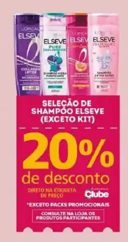 Bistek Supermercados seleção de shampoo elseve oferta