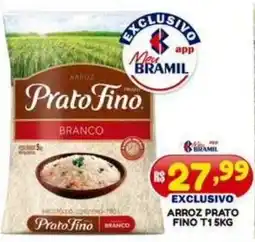 Bramil Supermercados Arroz prato fino branco oferta