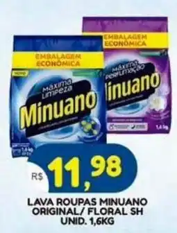Bramil Supermercados Lava roupas minuano original/ floral sh oferta