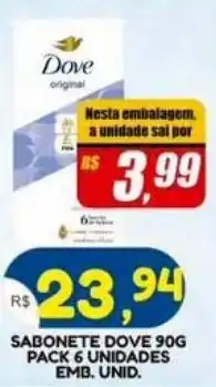 Bramil Supermercados Sabonete dove 90g oferta