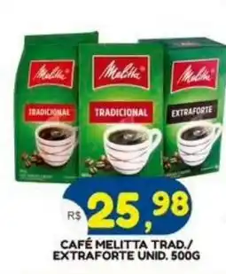 Bramil Supermercados Café melitta trad./extraforte unid. oferta