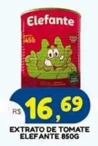 Bramil Supermercados extrato de tomate elefante oferta