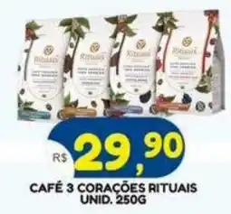 Bramil Supermercados Café 3 corações rituais oferta