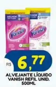 Bramil Supermercados alvejante liquido vanish refill unid. oferta