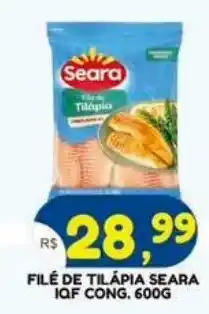 Bramil Supermercados Filé de tilápia seara oferta
