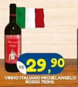 Bramil Supermercados vinho italiano michelangelo rosso oferta
