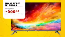 Casa e Vídeo smart tv led 32" philco oferta