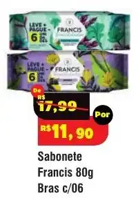 Sabonete francis 80g