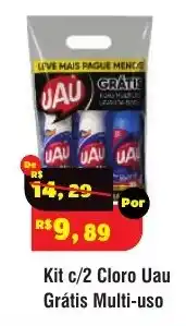 Royal Supermercados Kit c/2 Cloro Uau oferta
