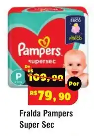 Royal Supermercados Fralda Pampers Super Sec oferta