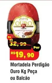 Royal Supermercados Mortadela Perdigão Ouro Kg Peça ou Balcão oferta