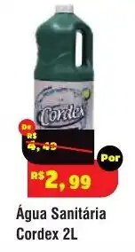 Royal Supermercados Água Sanitária Cordex oferta
