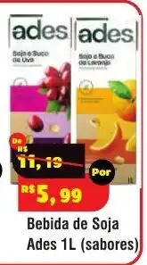 Royal Supermercados Bebida de Soja Ades 1L (sabores) oferta