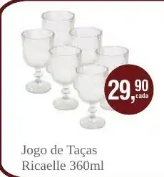 Royal Supermercados Jogo de Taças Ricaelle oferta