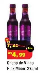 Royal Supermercados Chopp de Vinho Pink Moon oferta