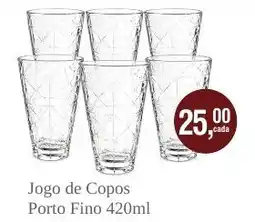 Royal Supermercados Jogo de Copos Porto Fino oferta