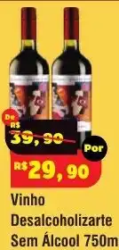 Royal Supermercados Vinho Desalcoholizarte Sem Álcool oferta