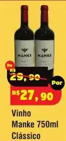 Royal Supermercados Vinho Manke 750ml Clássico oferta