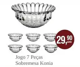 Royal Supermercados Jogo 7 Peças Sobremesa Konia oferta