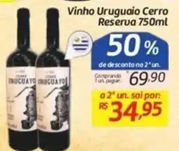 Comper Vinho Uruguaio Cerro Reserva oferta
