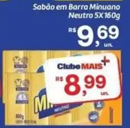 Comper Sabão em Barra Minuano Neutro oferta