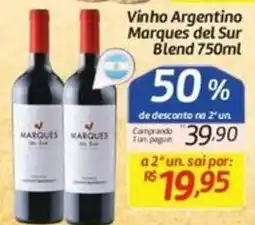 Comper Vinho Argentino Marques do Sul Blend oferta
