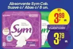 Comper Absorvente sym cob. suave c/ abas c/ 8 un. oferta