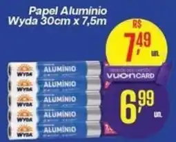 Comper Papel Alumínio Wyda oferta