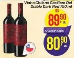 Comper Vinho Chileno Cassillero Del Diablo Dark Red oferta