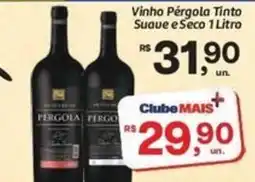 Comper Vinho Pergola Tinto Suave e Seco oferta