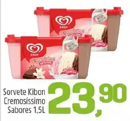 Arena Atacado Sorvete Kibon Cremosissimo Sabores oferta
