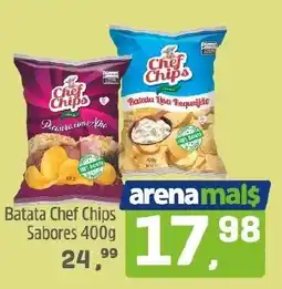 Arena Atacado Batata chef chips sabores oferta