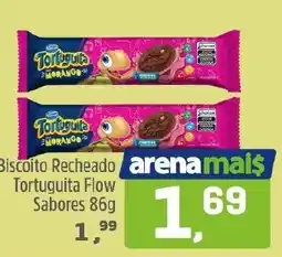 Arena Atacado Biscoito recheado tortuguita flow sabores oferta