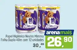 Arena Atacado Papel Higiênico Neutro Mimmo oferta