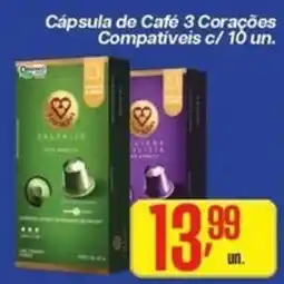 Comper Cápsula de Café 3 Corações oferta