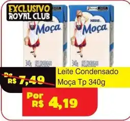 Royal Supermercados Leite Condensado Moça oferta