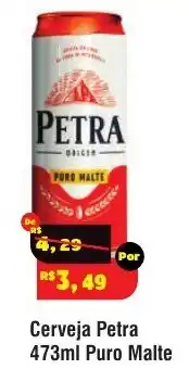 Royal Supermercados Cerveja Petra 473ml Puro Malte oferta