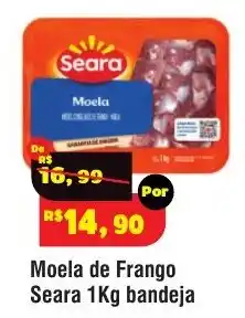 Royal Supermercados Moela de Frango Seara oferta