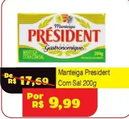 Royal Supermercados Manteiga president com sal oferta
