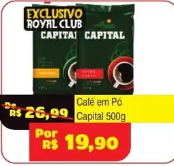 Royal Supermercados Café em Pó Capital oferta