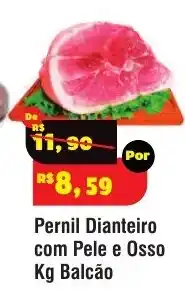 Royal Supermercados Pernil Dianteiro com Pele e Osso Kg Balcão oferta