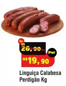 Royal Supermercados Linguiça Calabresa Perdigão Kg oferta