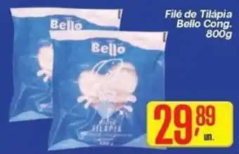 Filé de Tilápia Bello Cong.