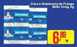 Comper Coxa e Sobrecoxa de Frango Bello Cong. kg oferta
