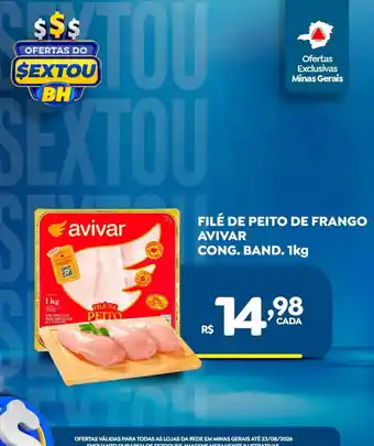 Filé de peito de frango avivar