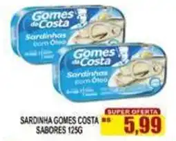 Supermercado leal Sardinha gomes costa sabores oferta
